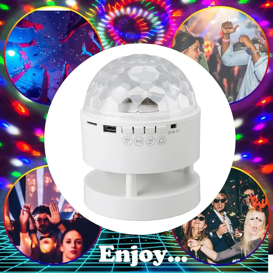 LED DISCO BALL WITH BUILT-IN SPEAKER ZJD-1250 — photo 2
