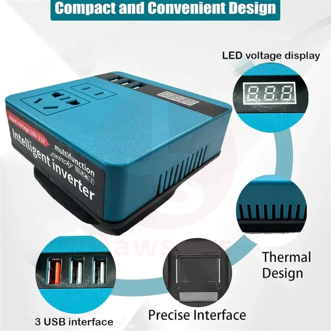 Multifunction Lithium Battery Inverter 21V TO 220V β photo 4