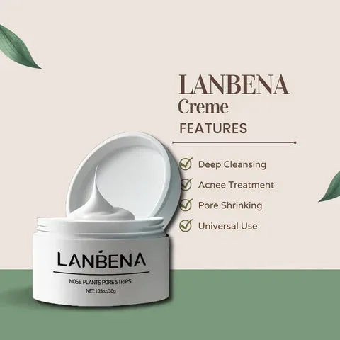 LANBENA - NOSE PORE FACE CLEANSING MASK PLANTS WITH NASAL STRIPS 30G — photo 2