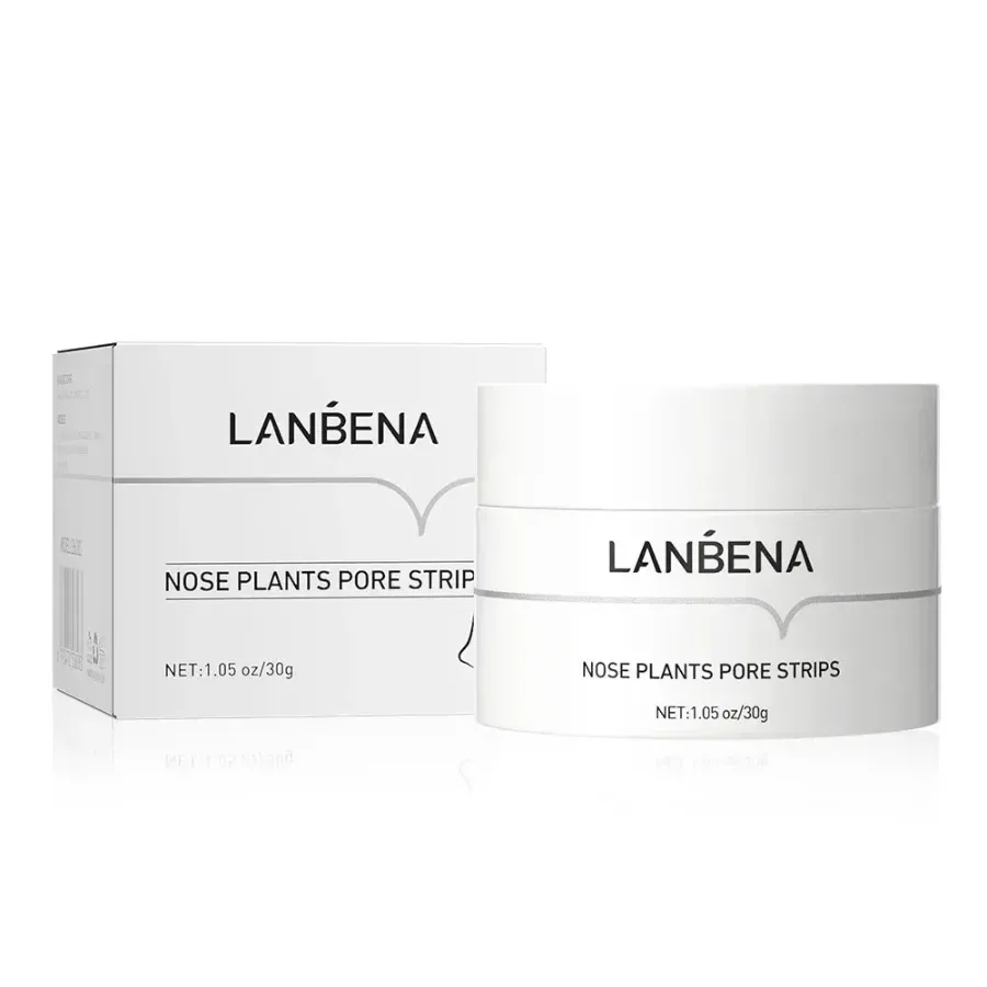 LANBENA - NOSE PORE FACE CLEANSING MASK PLANTS WITH NASAL STRIPS 30G β photo 6