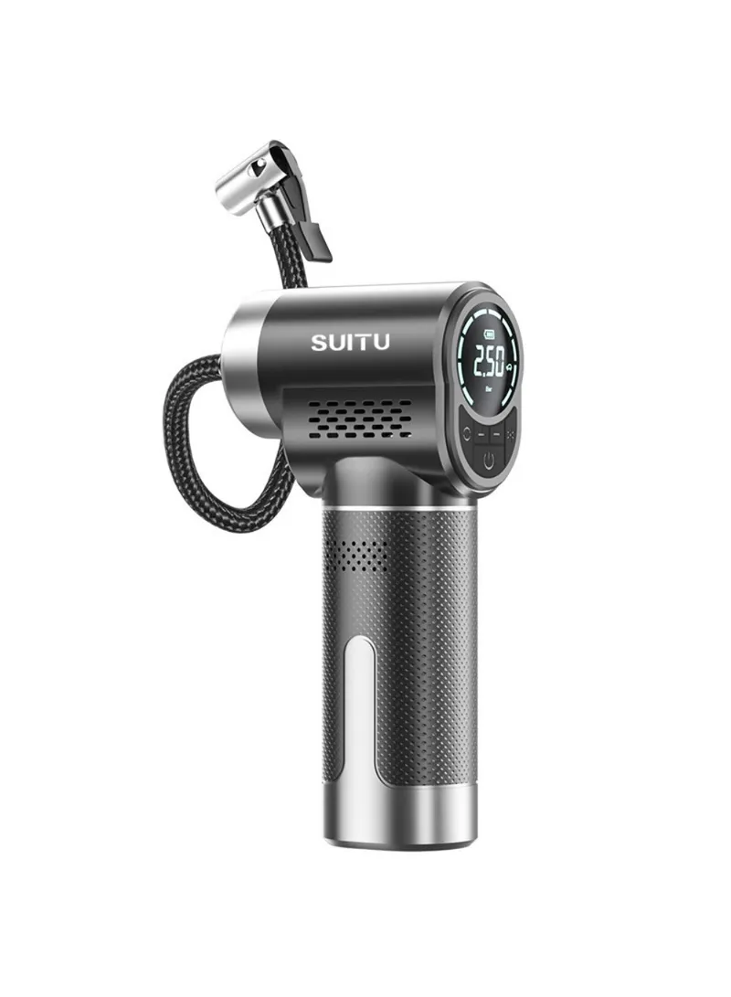 2000mAh Portable Multifunctional Car Cordless Inflatable Mini Pump With Lighting