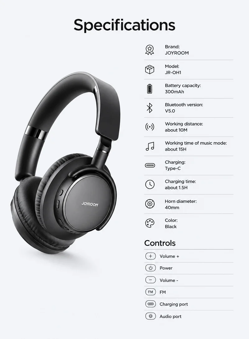 300mAh Bluetooth Headset With Noise Cancelling Microphone - Black β photo 7