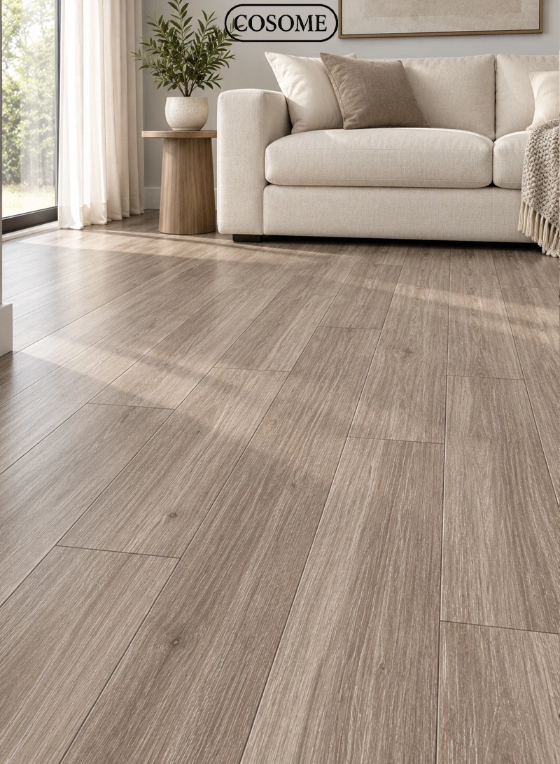 36-Piece Easy To Install Self-Adhesive PVC Vinyl Floor Tiles Set 68018 -Walnut β photo 5