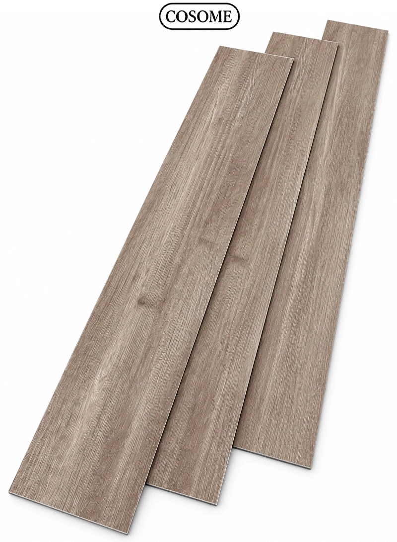 36-Piece Easy To Install Self-Adhesive PVC Vinyl Floor Tiles Set 68018 -Walnut β photo 9