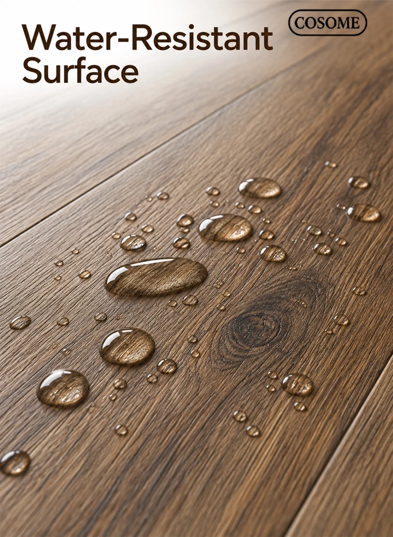 36-Piece Easy To Install Self-Adhesive PVC Vinyl Floor Tiles Set 68011 - Brown Wood β photo 9